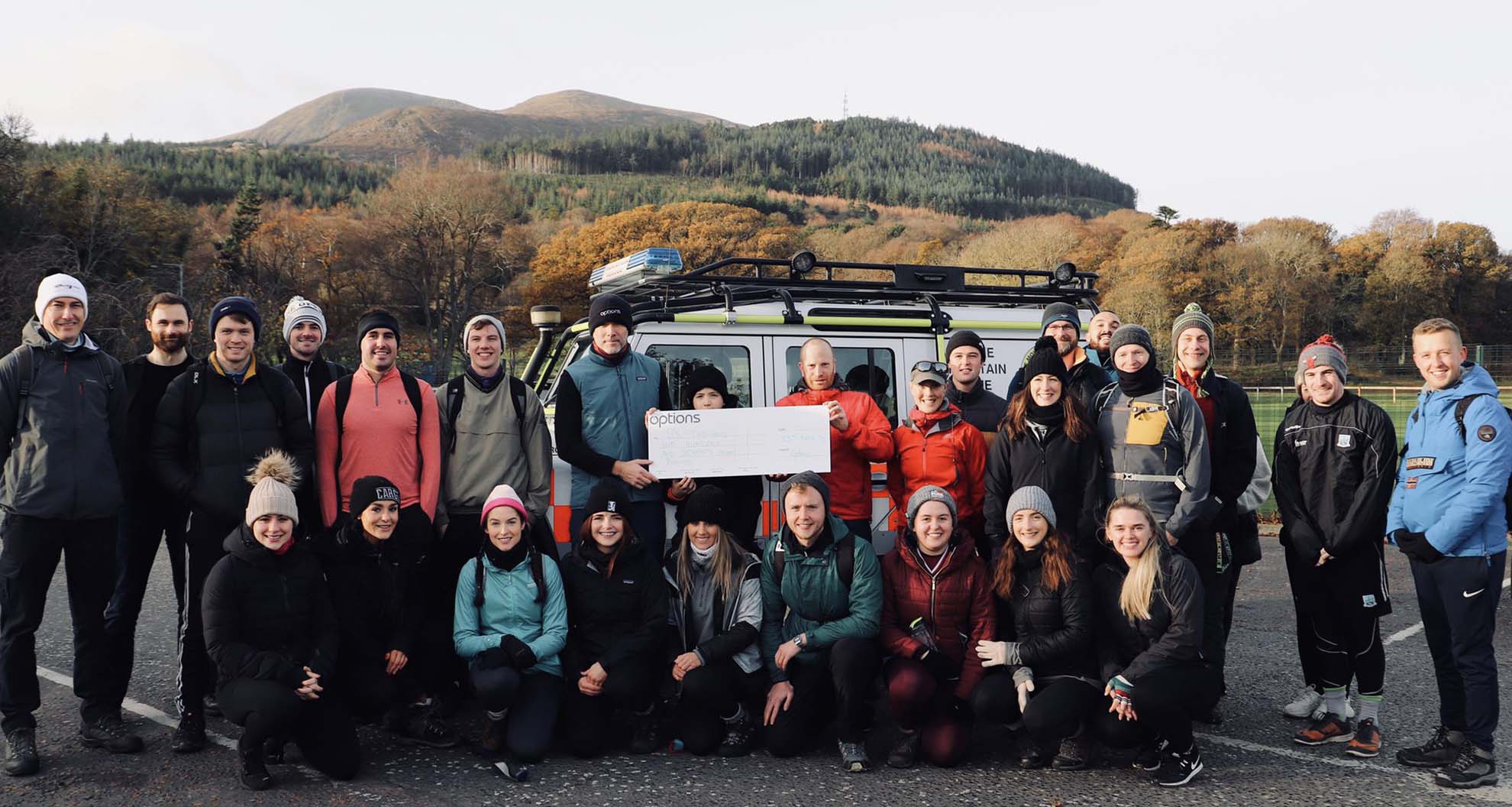 You are currently viewing <a></a><a>Options Technology Raise Over £6,000 For The Mourne Mountain Rescue Team<strong></strong></a>