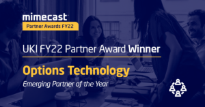 Read more about the article Options Named Mimecast UKI Emerging Partner of the Year