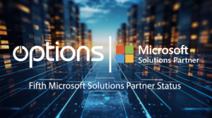 Read more about the article Options Secures Fifth Microsoft Solutions Partner Status in 12 Months, Affirming Global Leadership in Cloud Solutions
