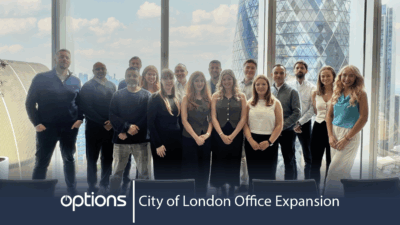 Options Expands London Footprint with New City Office at 100 Bishopsgate