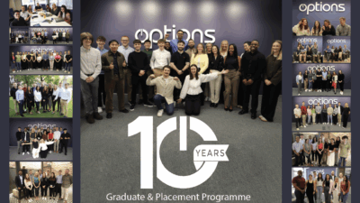 Options Celebrates 10 Years of Award-Winning Graduate and Placement Programme