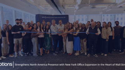 Options Strengthens North America Presence with New York Office Expansion In the Heart of Wall Street 