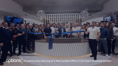 Options Announces the Opening of a New London Office in the Heart of Covent Garden 